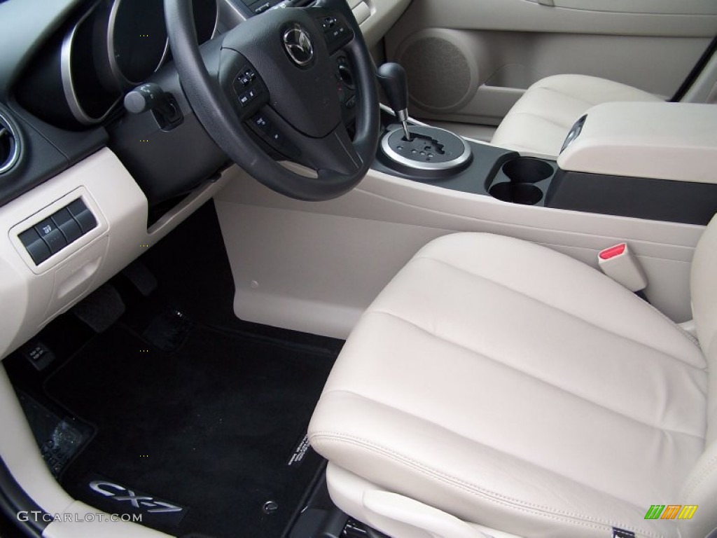2012 CX-7 i SV - Black Cherry Mica / Sand photo #11