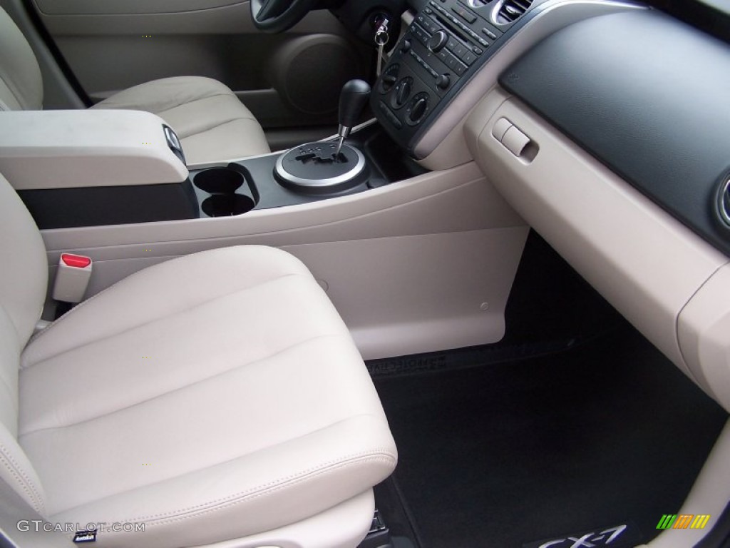 2012 CX-7 i SV - Black Cherry Mica / Sand photo #13