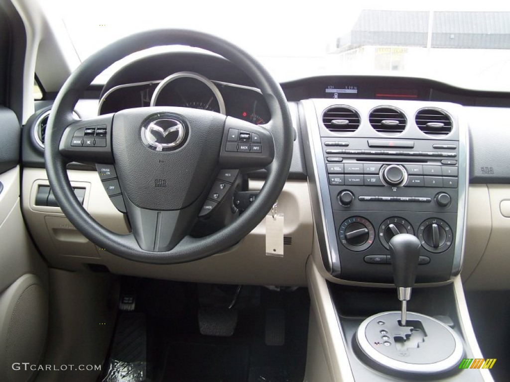 2012 CX-7 i SV - Black Cherry Mica / Sand photo #15