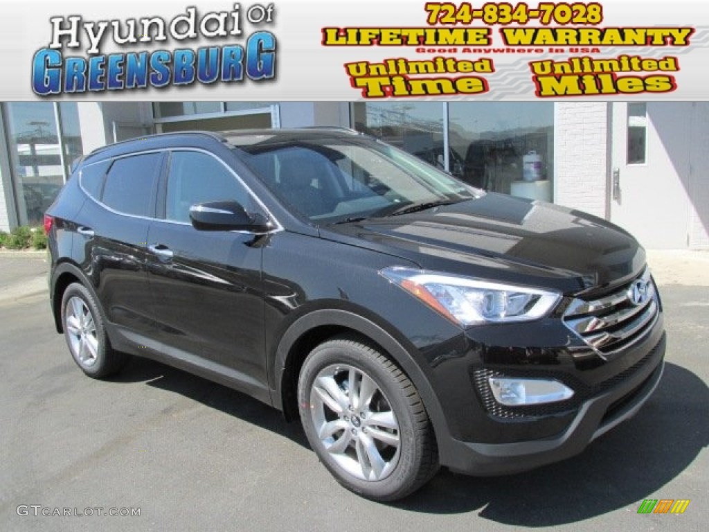 Twilight Black Hyundai Santa Fe