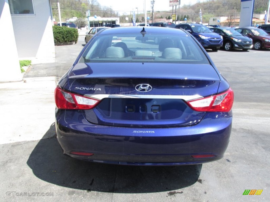 2013 Sonata GLS - Indigo Night Blue / Gray photo #4