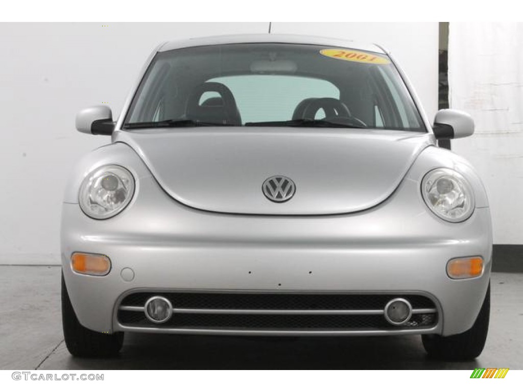 2001 New Beetle GLS Coupe - Silver Arrow Metallic / Black photo #3