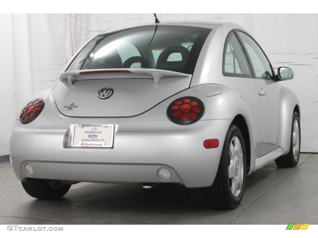2001 New Beetle GLS Coupe - Silver Arrow Metallic / Black photo #7