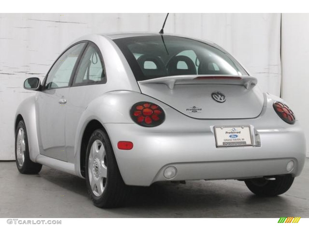 2001 New Beetle GLS Coupe - Silver Arrow Metallic / Black photo #9
