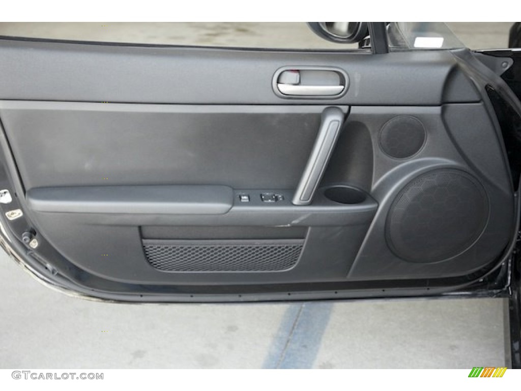 2012 Mazda MX-5 Miata Sport Roadster Black Door Panel Photo #80112053