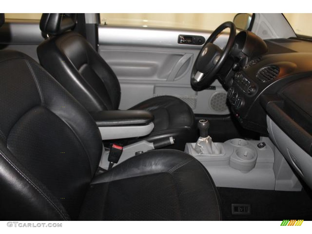 2001 New Beetle GLS Coupe - Silver Arrow Metallic / Black photo #25