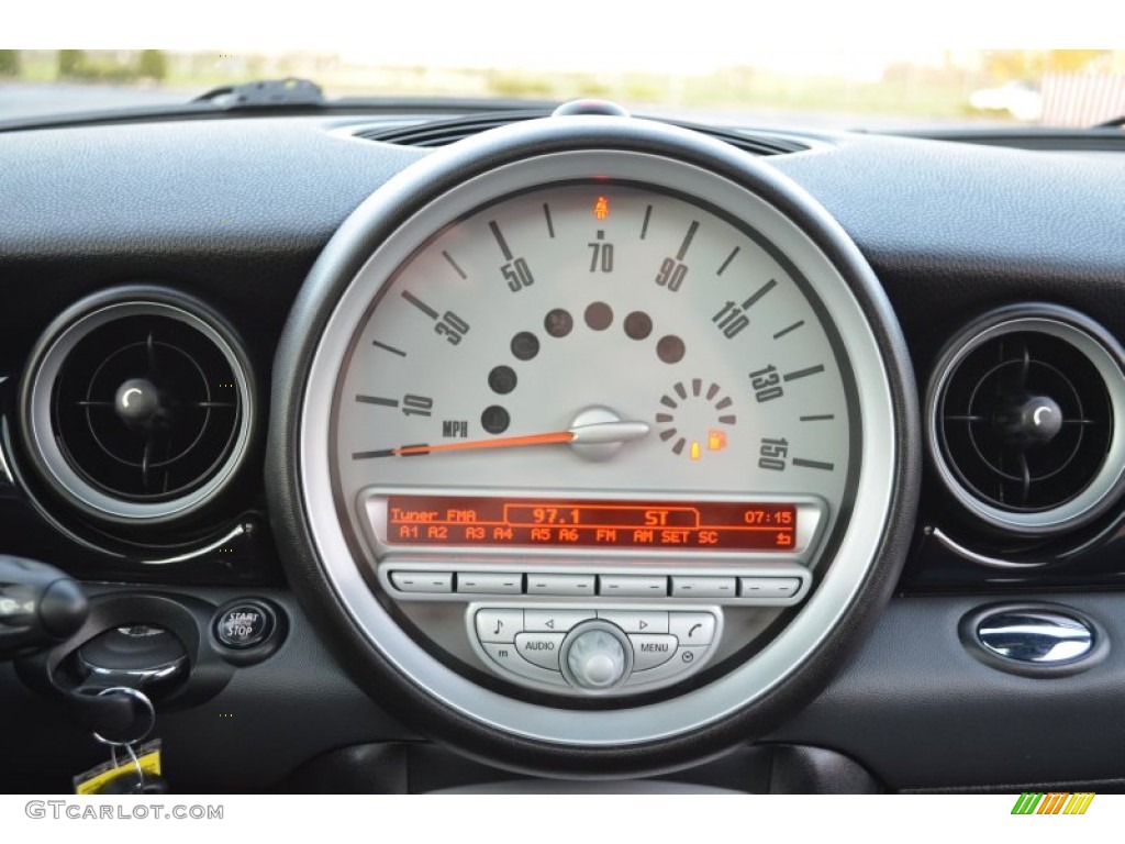 2008 Cooper Hardtop - Astro Black Metallic / Lounge Carbon Black photo #14