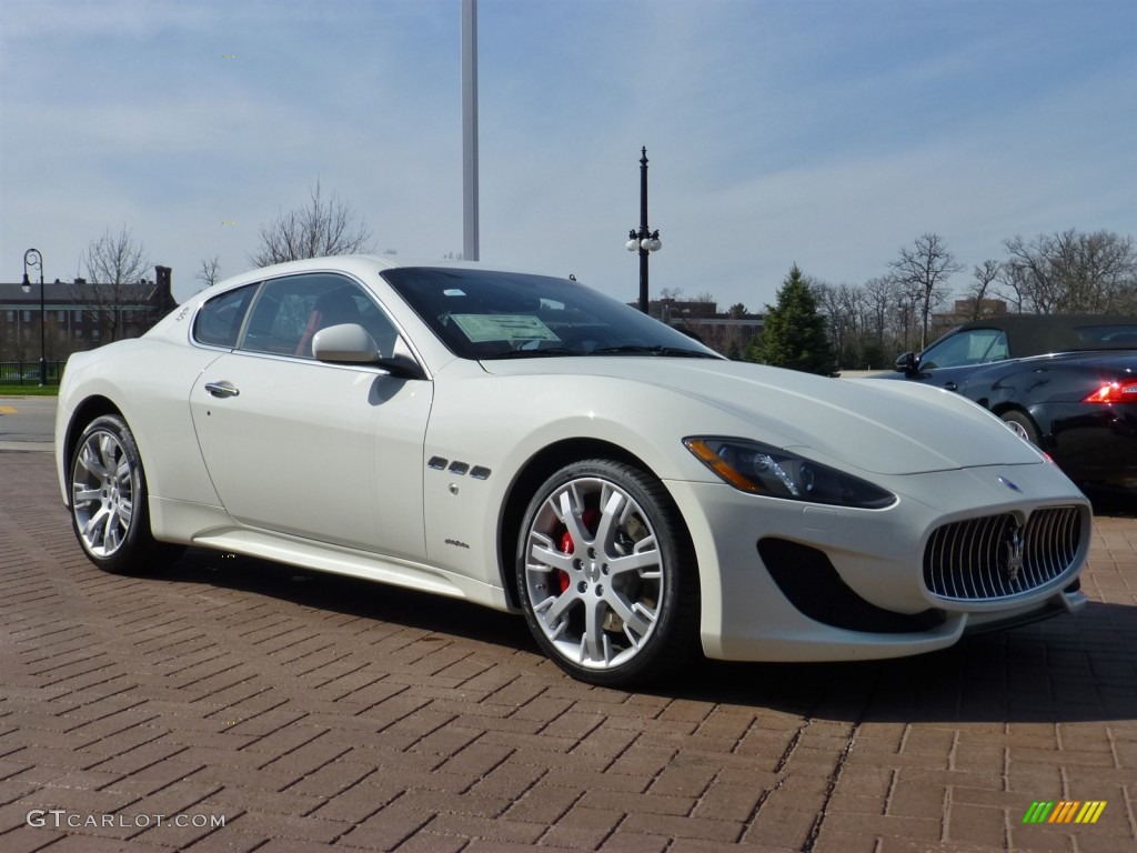 Bianco Eldorado (White) 2013 Maserati GranTurismo Sport Coupe Exterior Photo #80113149