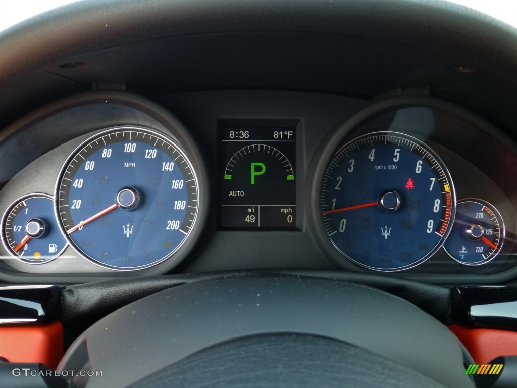 2013 Maserati GranTurismo Sport Coupe Gauges Photo #80113349