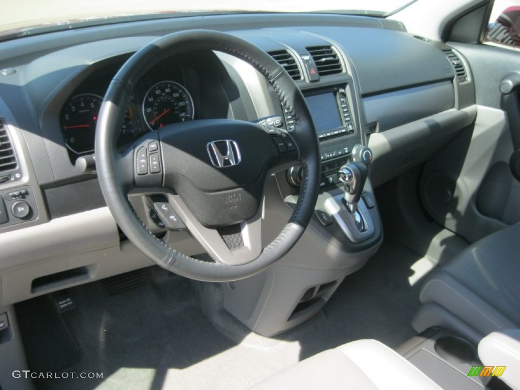 2011 Honda CR-V EX-L 4WD Gray Dashboard Photo #80113379