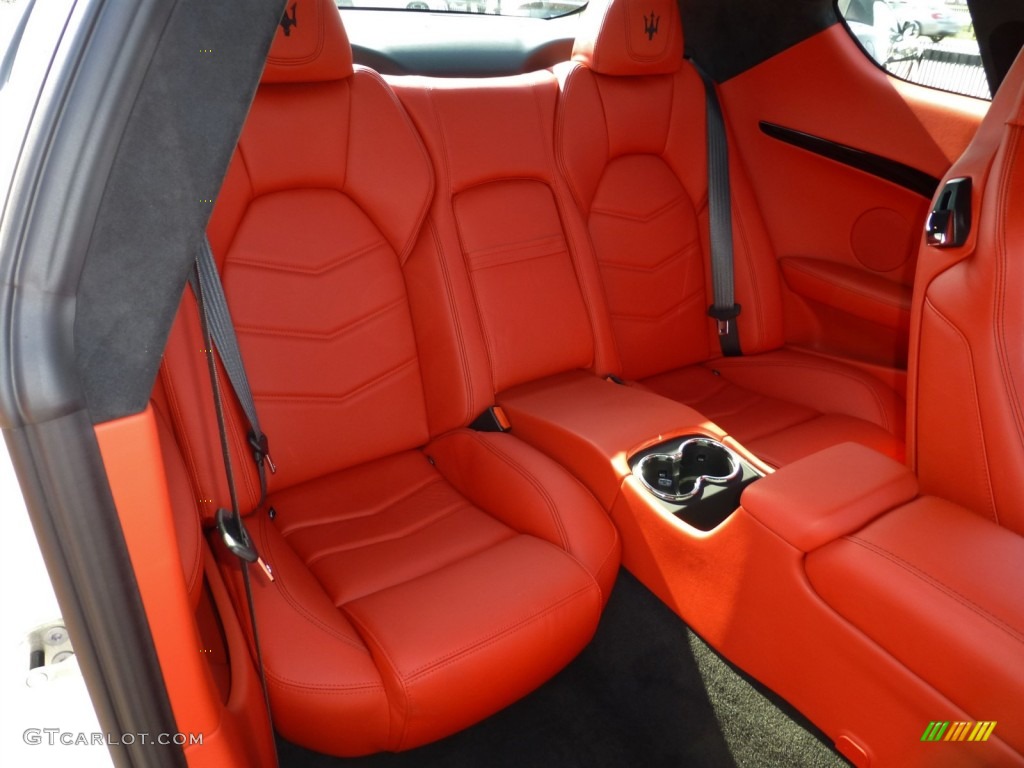 2013 Maserati GranTurismo Sport Coupe Rear Seat Photo #80113481