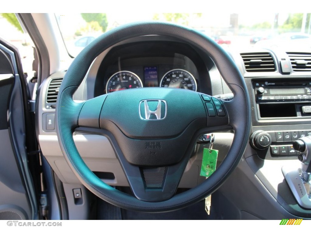 2011 Honda CR-V LX 4WD Gray Steering Wheel Photo #80114231