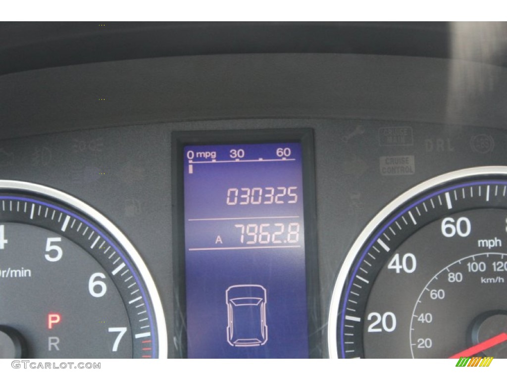 2011 CR-V LX 4WD - Glacier Blue Metallic / Gray photo #27