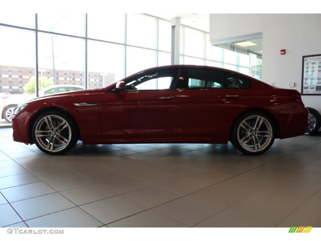2014 6 Series 650i Gran Coupe - Imola Red / Ivory White photo #4