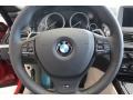 Ivory White 2014 BMW 6 Series 650i Gran Coupe Steering Wheel