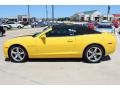 Rally Yellow 2012 Chevrolet Camaro SS/RS Convertible Exterior