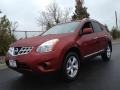 2011 Cayenne Red Nissan Rogue SV AWD  photo #1