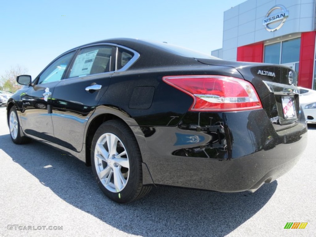 2013 Altima 2.5 SL - Super Black / Beige photo #3