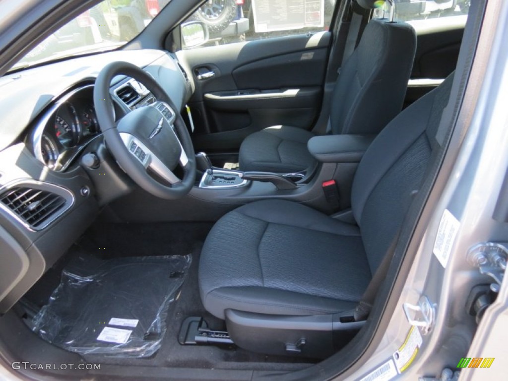 Black Interior 2013 Chrysler 200 Touring Sedan Photo #80118883