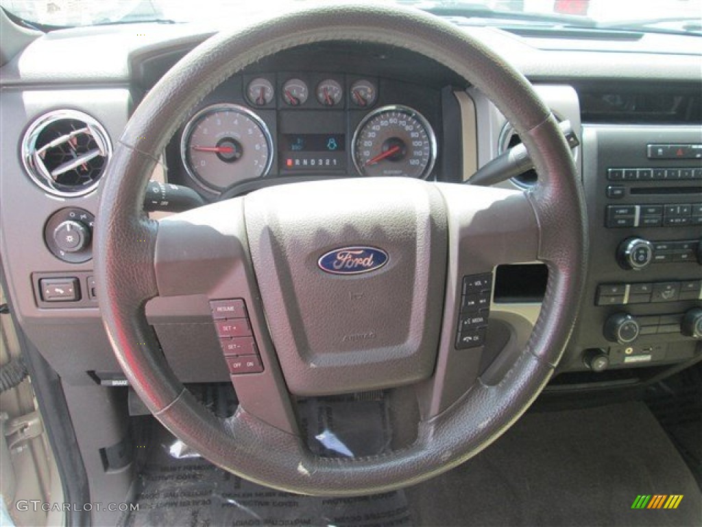 2010 F150 XLT SuperCab - Pueblo Gold Metallic / Tan photo #14