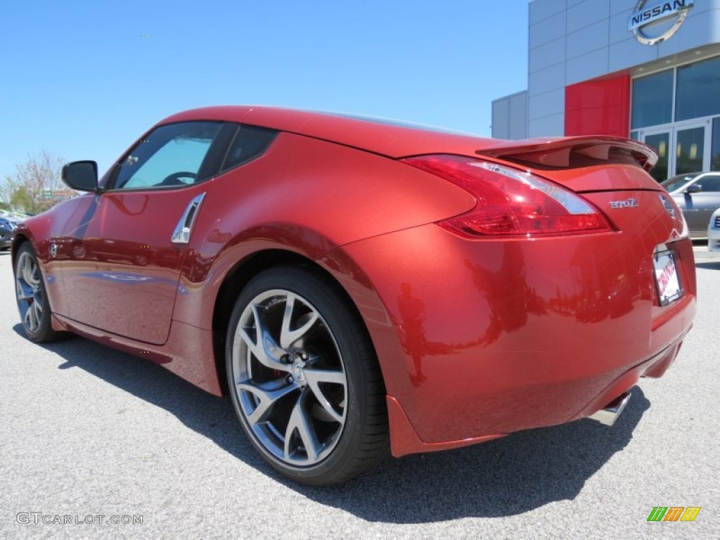 2013 370Z Sport Coupe - Magma Red / Black photo #3