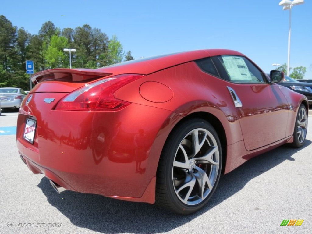 2013 370Z Sport Coupe - Magma Red / Black photo #5