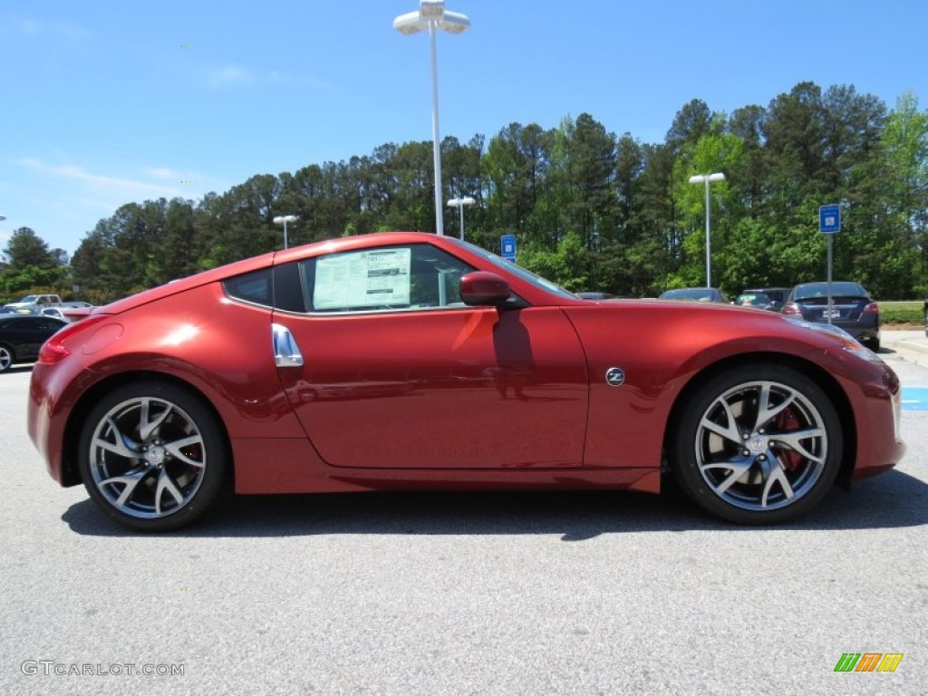 Magma Red 2013 Nissan 370Z Sport Coupe Exterior Photo #80120181