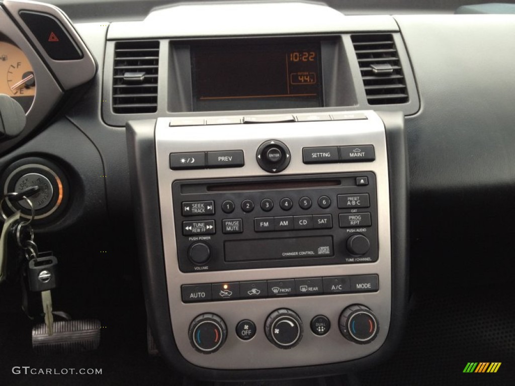 2005 Murano S AWD - Super Black / Charcoal photo #13