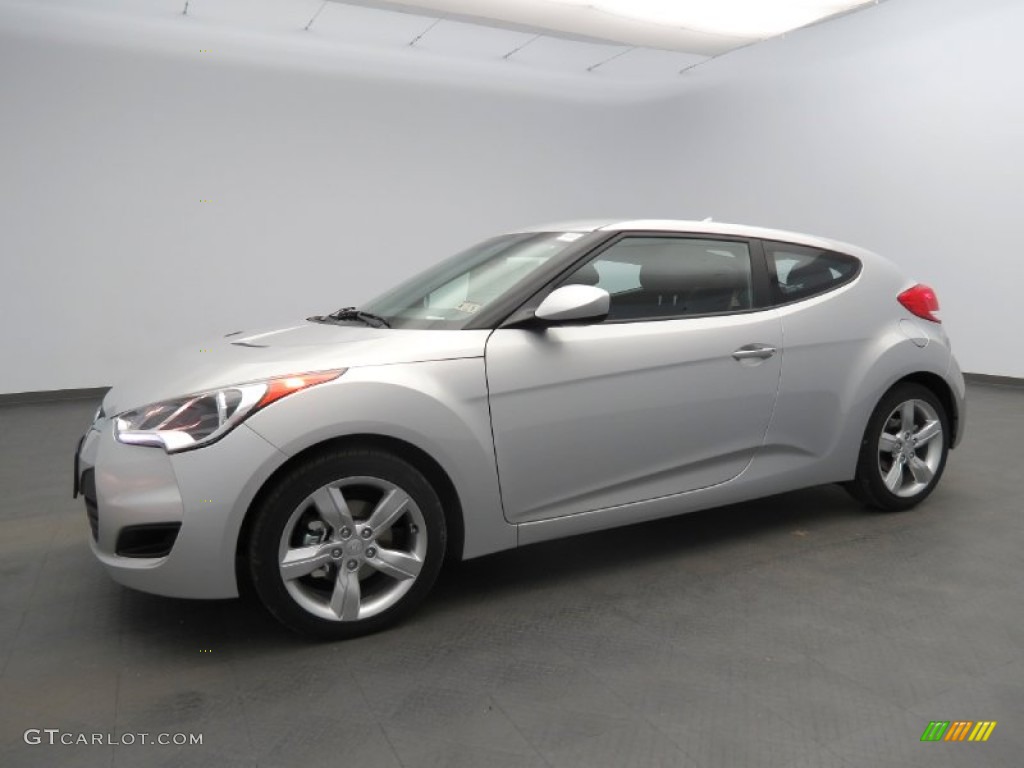 2013 Veloster  - Ironman Silver / Black photo #1