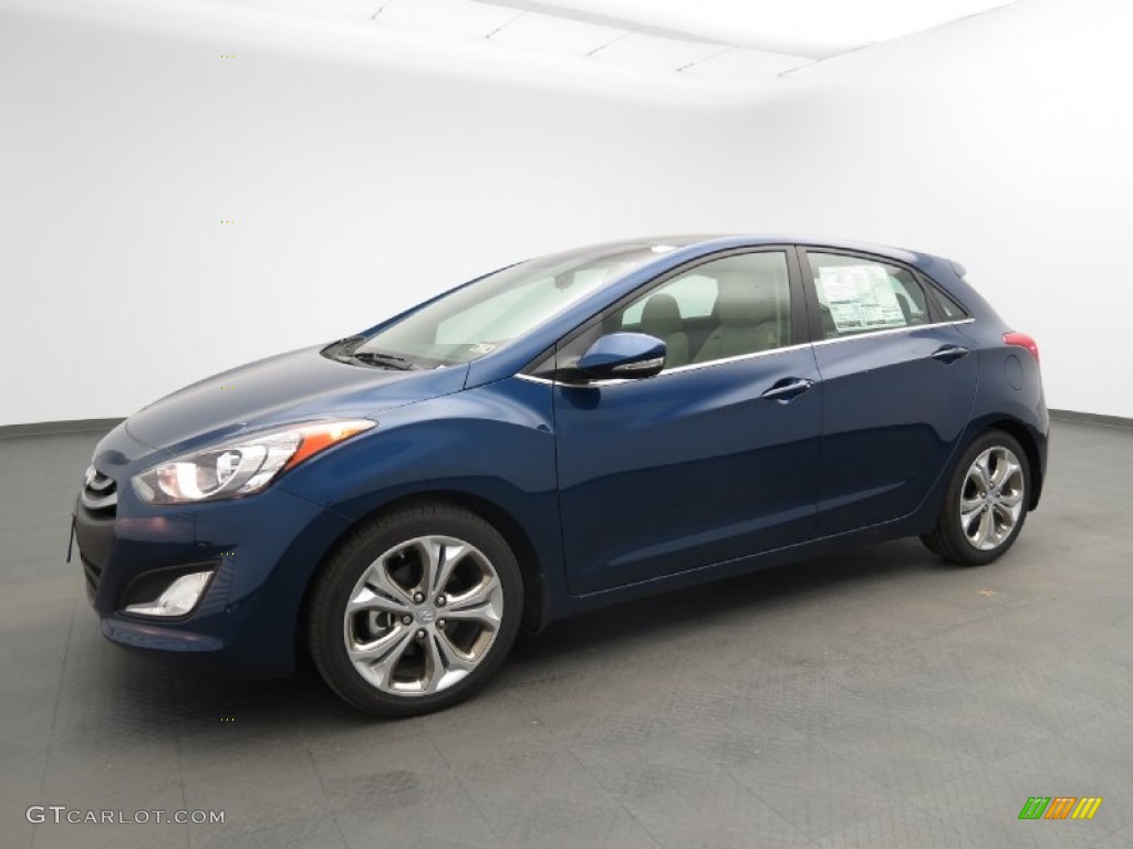 Atlantic Blue Hyundai Elantra