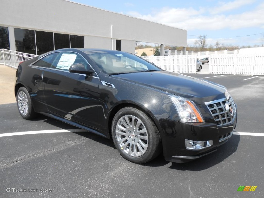 Black Diamond Tricoat 2013 Cadillac CTS 4 AWD Coupe Exterior Photo #80122896