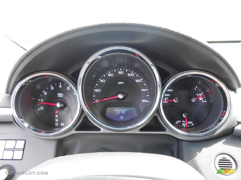 2013 Cadillac CTS 4 AWD Coupe Gauges Photo #80123121