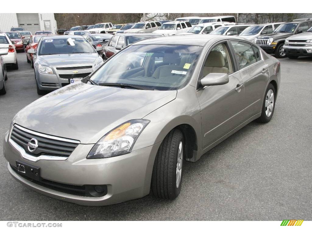 2007 Altima 2.5 S - Pebble Beach Metallic / Blond photo #1