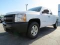Summit White - Silverado 1500 Extended Cab Photo No. 3