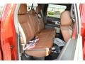 Platinum Unique Pecan Leather Rear Seat Photo for 2013 Ford F150 #80124679