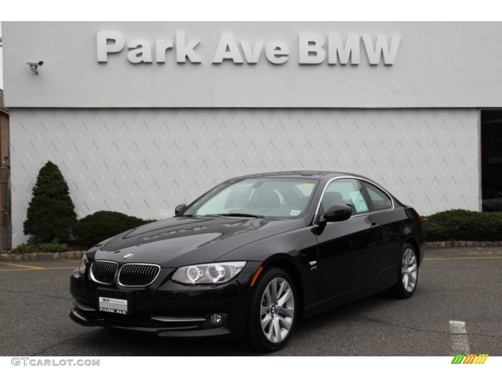2013 3 Series 328i xDrive Coupe - Black Sapphire Metallic / Black photo #1