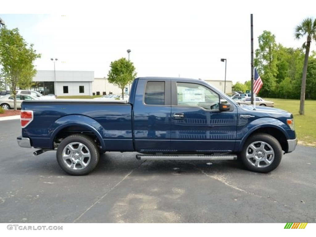 Blue Jeans Metallic 2013 Ford F150 Lariat SuperCab Exterior Photo #80124953
