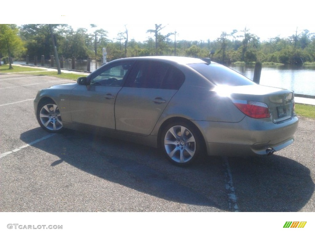 2005 5 Series 545i Sedan - Amethyst Grey Metallic / Black photo #43