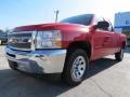 2013 Victory Red Chevrolet Silverado 1500 Work Truck Extended Cab  photo #3