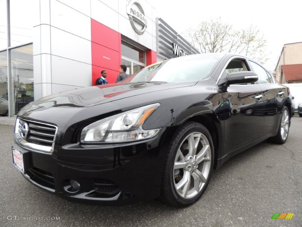 2012 Maxima 3.5 SV Sport - Crimson Black / Charcoal photo #1