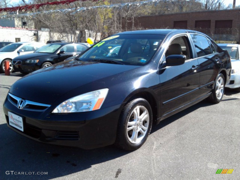 2006 Accord EX-L Sedan - Nighthawk Black Pearl / Ivory photo #1