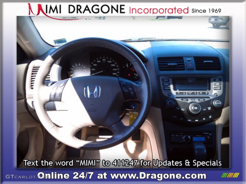 2006 Accord EX-L Sedan - Nighthawk Black Pearl / Ivory photo #12