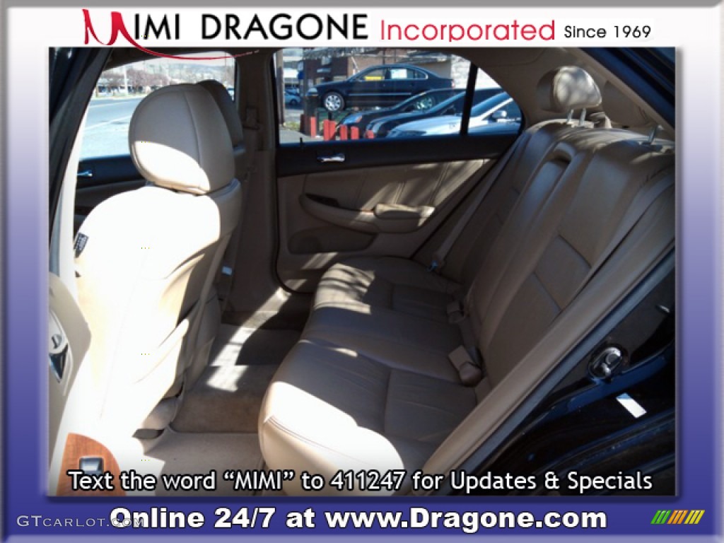 2006 Accord EX-L Sedan - Nighthawk Black Pearl / Ivory photo #13