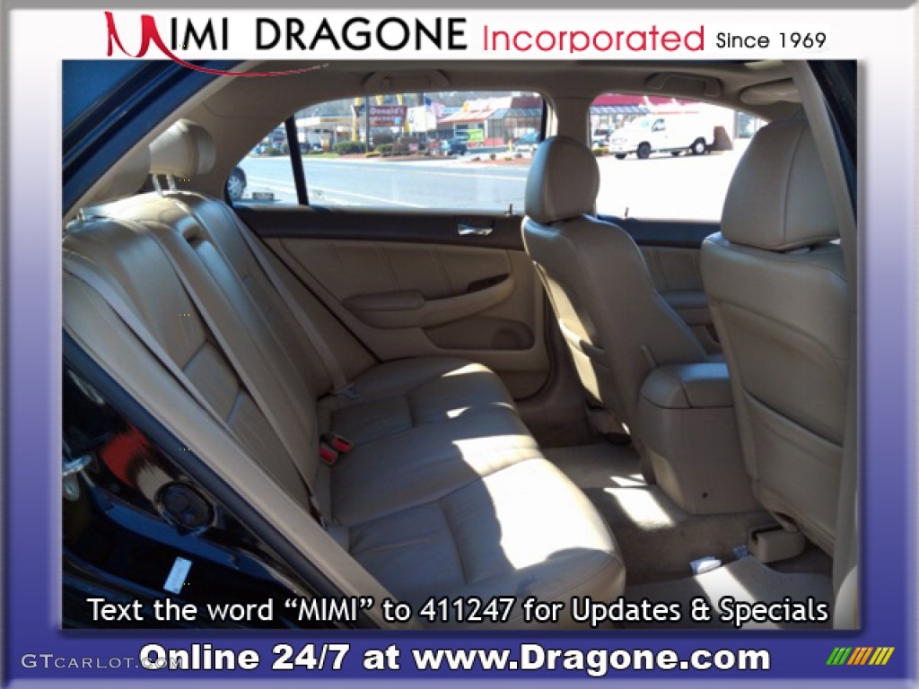 2006 Accord EX-L Sedan - Nighthawk Black Pearl / Ivory photo #15