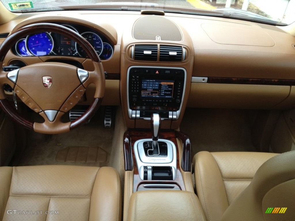 2006 Porsche Cayenne S Havanna/Sand Beige Dashboard Photo #80126720