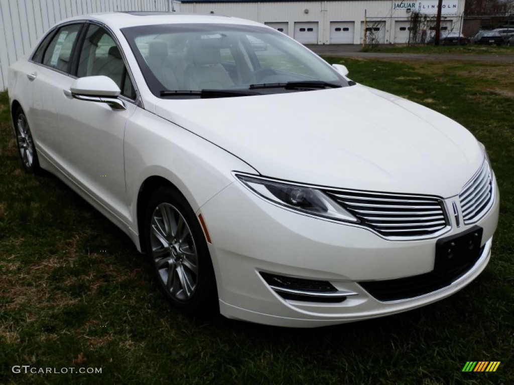 White Platinum 2013 Lincoln MKZ 3.7L V6 AWD Exterior Photo #80126762