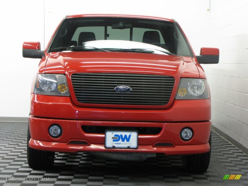 2007 F150 FX2 Sport SuperCab - Bright Red / Black photo #3