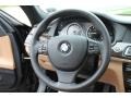 2011 BMW 7 Series Light Saddle Interior Steering Wheel Photo