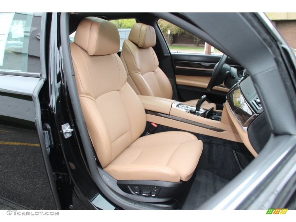 Light Saddle Interior 2011 BMW 7 Series 750i xDrive Sedan Photo #80127897