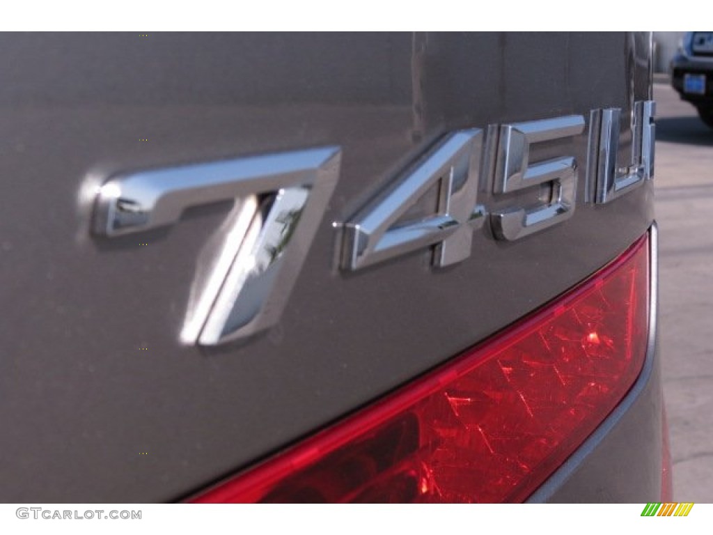 2004 7 Series 745Li Sedan - Titanium Grey Metallic / Black/Black photo #8